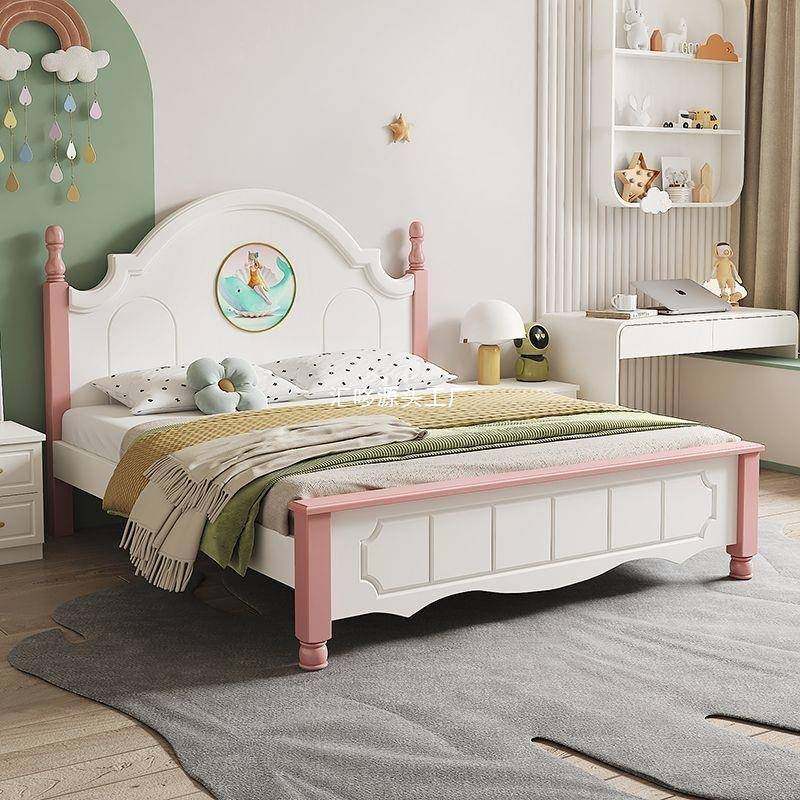 实床木儿童代男孩女孩双人现简约美床式学生经济型主卧公主见详情,基础建材,脚轮/万向轮,淘宝优惠券,粉丝福利购,淘宝优惠卷