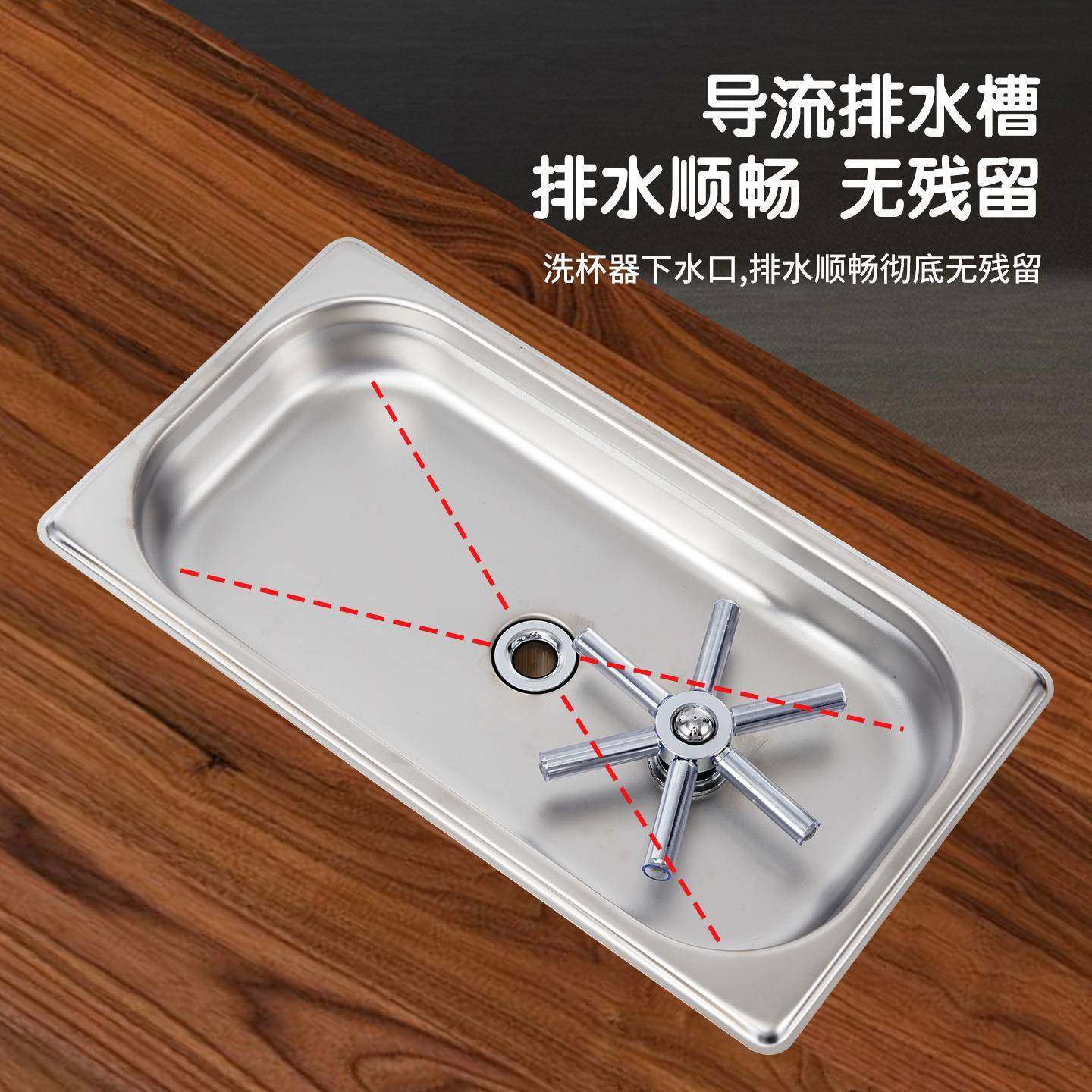 高洗吧杯器咖啡无品牌/器具奶茶店台咖压啡车洗杯洗杯神器不锈钢