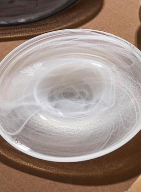 土具耳其ARD圆ACAM进口玻47635璃盘子家用菜盘商盘高端用酒店餐异形盘