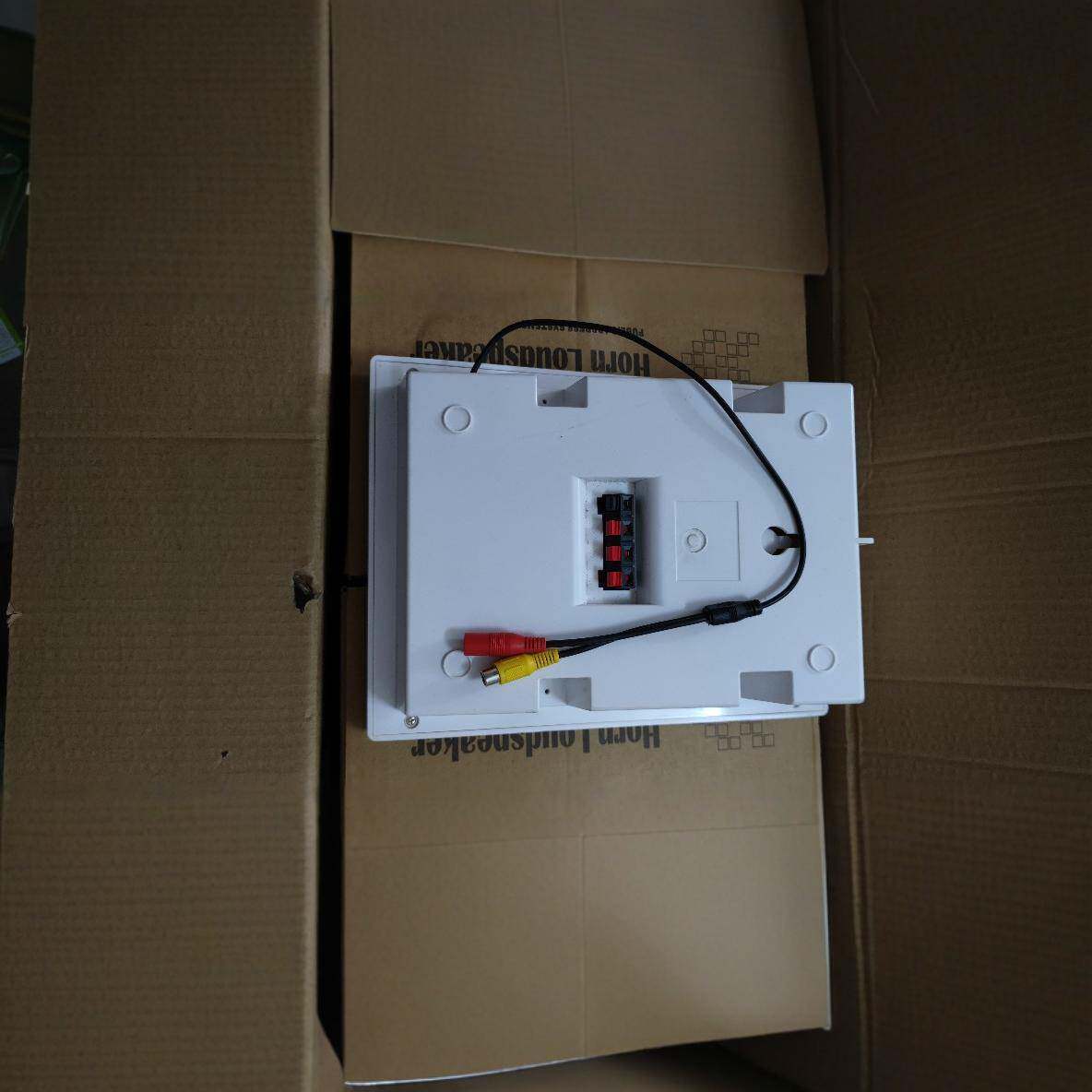 有源壁挂喇叭监控喇叭12V24V220V报警喇叭安防壁挂广播扬声器