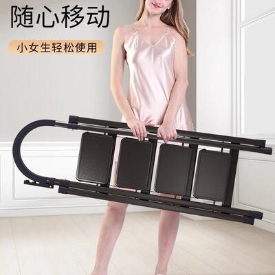 家用梯折室叠伸缩多功能加厚梯内人F98J8785子字梯便携家庭楼梯爬