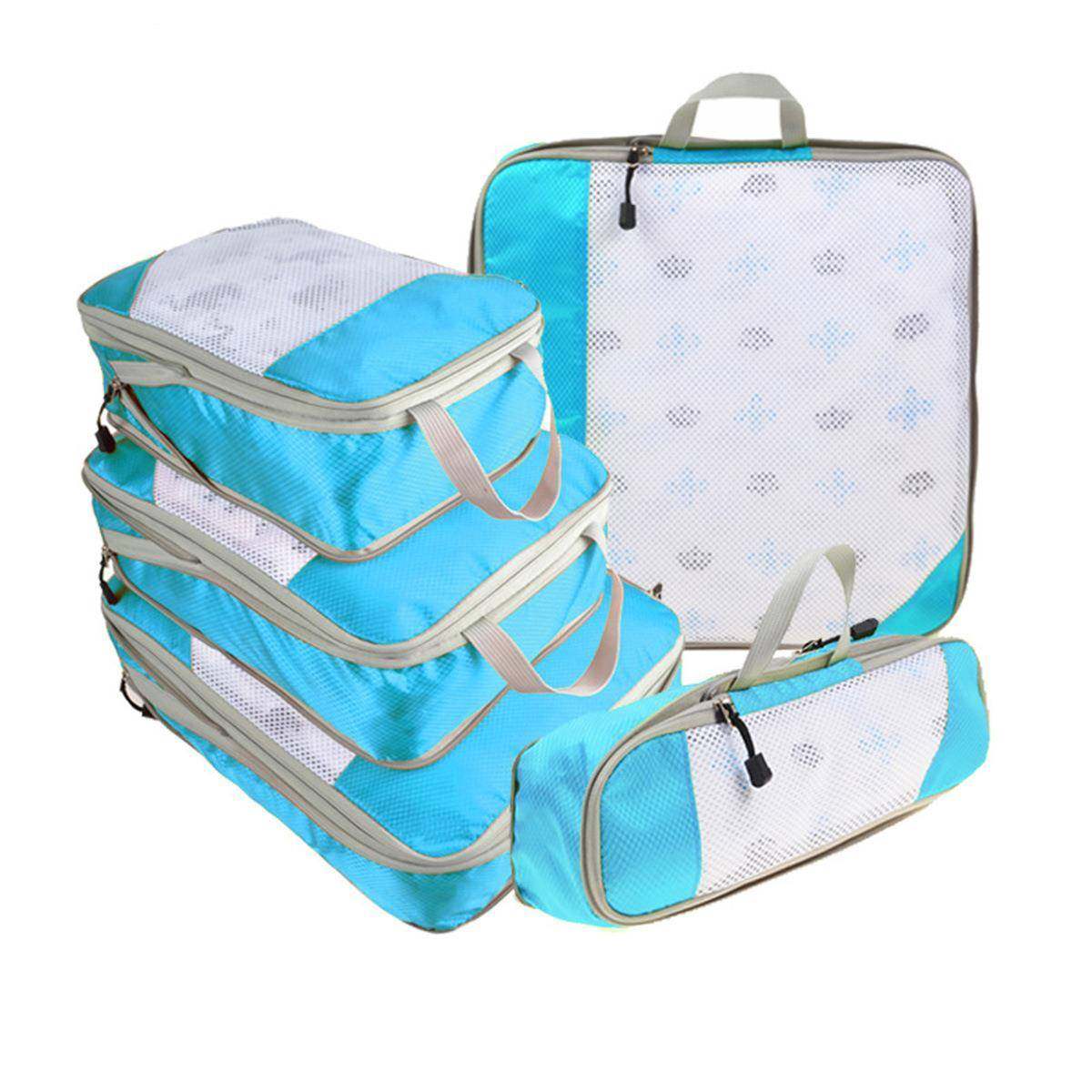 旅行DWP50000衣柜压缩收收纳包五套件防水套手提纳袋装行李箱整理