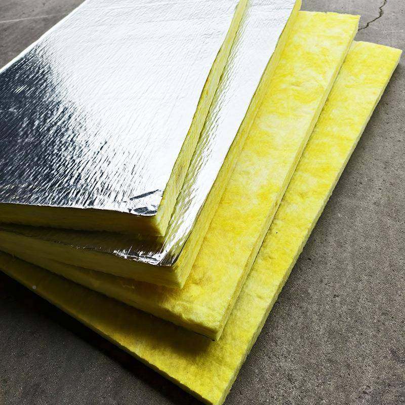 防排玻烟璃棉板铝火箔隔音吸音棉K99TV隔热保带温墙体填充防材料
