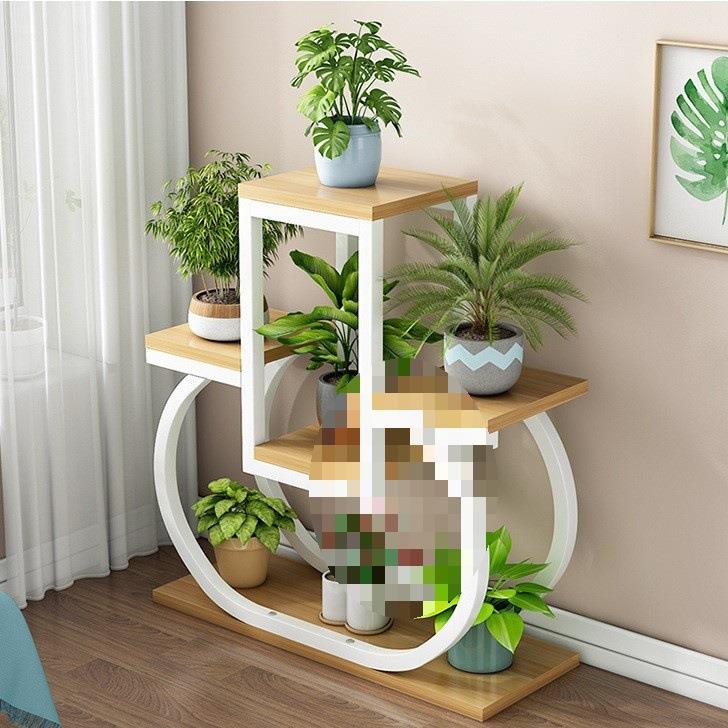 铁艺花台室飘窗置阳物客厅创内意多肉绿萝落地省空架间花RDM盆架