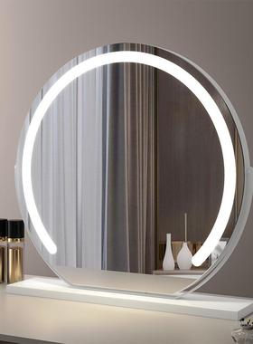 可声红控l407ed化妆智镜子带灯梳妆式桌台面能家用简约主卧室网轻