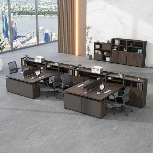 职员办桌2人位员工组桌单人简办约公现代公室主管财务CY-B013办公