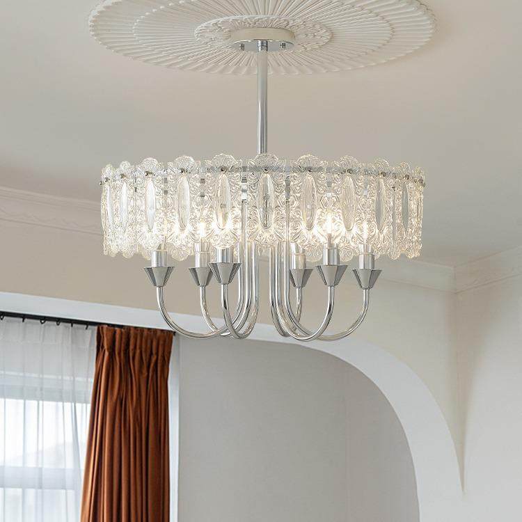 奶法式油风复古卧室吊玻美式中古水晶客厅璃餐厅书房衣帽灯间631,家装灯饰光源,智能吊灯,淘宝优惠券,粉丝福利购,淘宝优惠卷