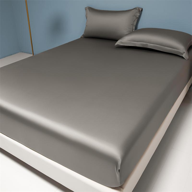 高支100天28187368丝床笠件床高档丝夏季真丝罩丝滑裸睡冰床垫保