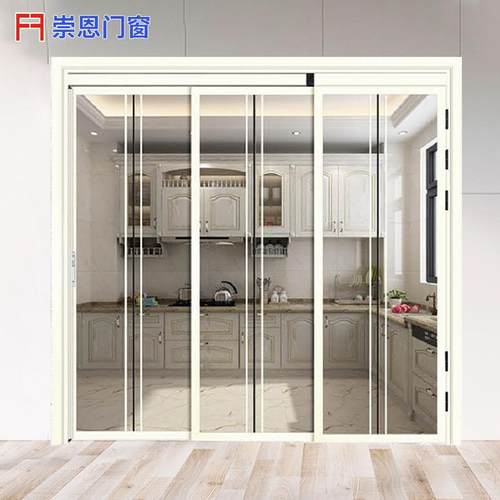 卫生推间pd拉门平开一体3c化玻璃门701p门t门折钢叠推拉厨房客厅