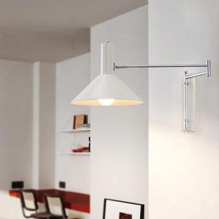 书房长杆摇臂阅读壁墙灯极751现简代可折卧室客叠厅沙发旁学习桌