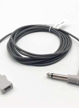 YSI400通用型心电监护仪体温传感器线6.3mm温度传感器探头转换线