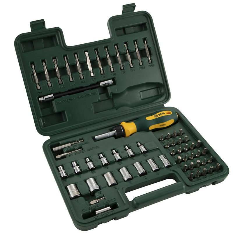 SATA世达五金工具60件6.3系列套筒及旋具头组套09324其它金烨