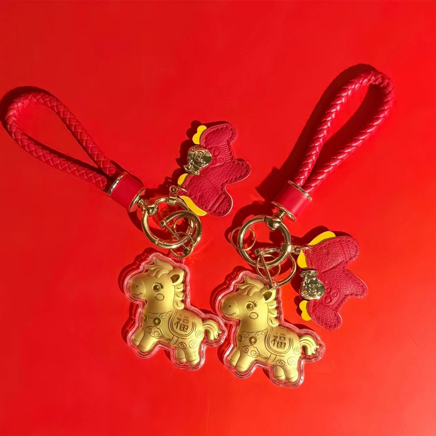 水贝爆款本命年小马挂饰马上有福钥匙扣挂件包皮绳情人节礼品批发,节庆用品/礼品,钥匙扣,淘宝优惠券,粉丝福利购,淘宝优惠卷