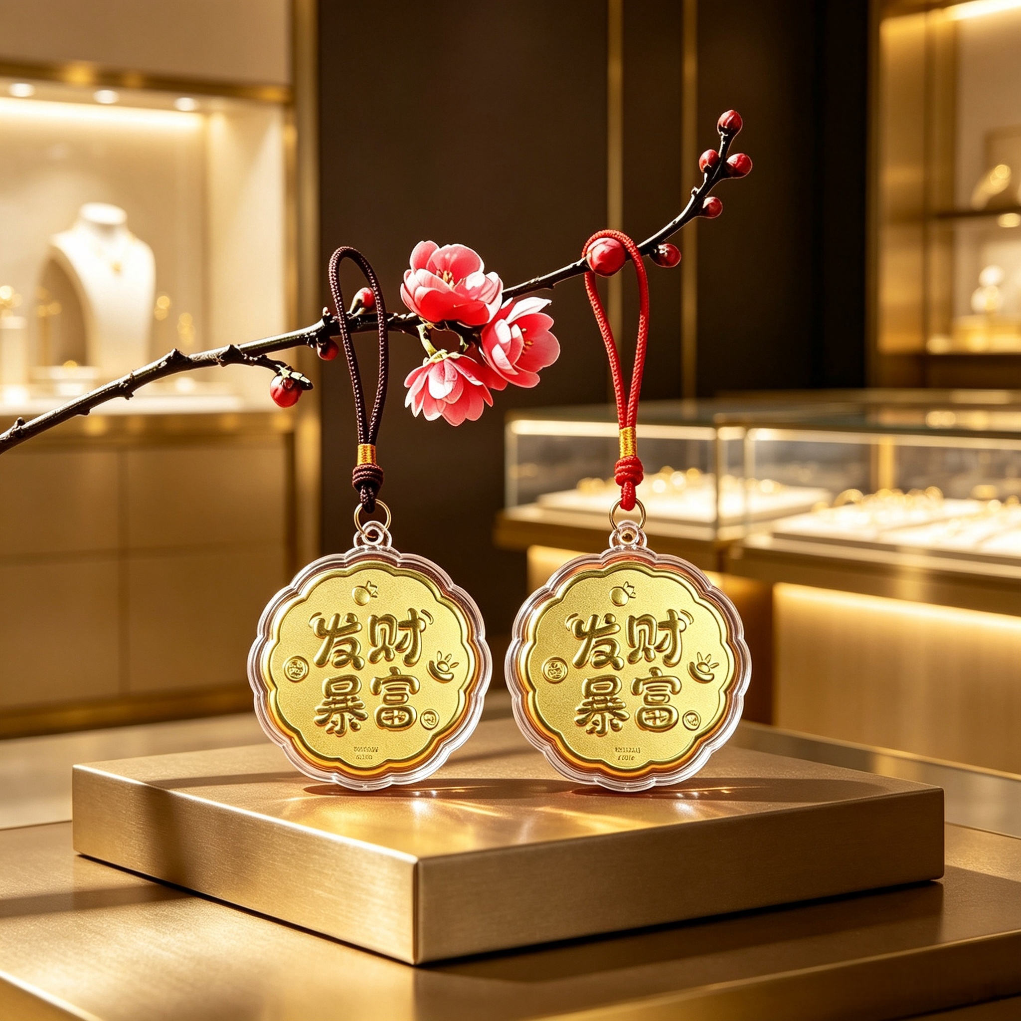招财吉祥挂件中秋节送礼佳品开业年会高端钥匙扣送客户小礼物礼盒