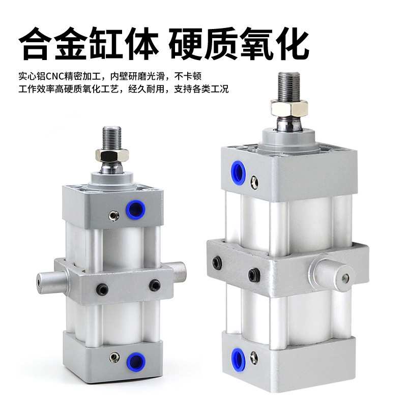 SI带中摆气缸32/40/50/63/80/100/125-TC支架气缸