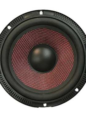 厂家供应6.5寸中低音喇叭红色玻纤盆台式电脑蓝牙音响扬声器工厂
