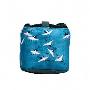 国风名画棉麻主人杯杯袋旅行便携杯套茶杯茶具品茗杯收纳包加厚