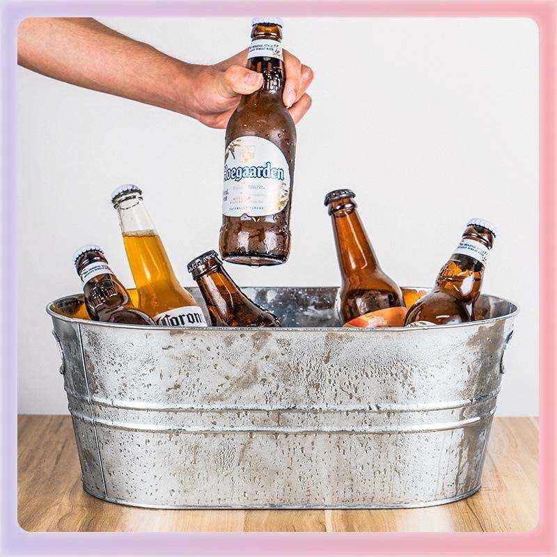 3YK冰桶铁皮桶镀锌铁皮冰块桶大号15L冰粒桶吐酒桶ktv椭圆做旧桶,鲜花速递/花卉仿真/绿植园艺,割草机/草坪机,淘宝优惠券,粉丝福利购,淘宝优惠卷