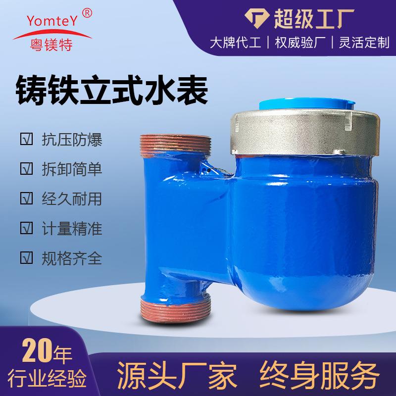 源头厂家铸铁立式多流干式水表加厚漆面读数清晰干式水表仪器仪表