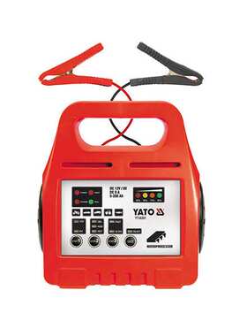 YATO/易尔拓汽车电瓶充电器12V6V8A冲电器YT-3801