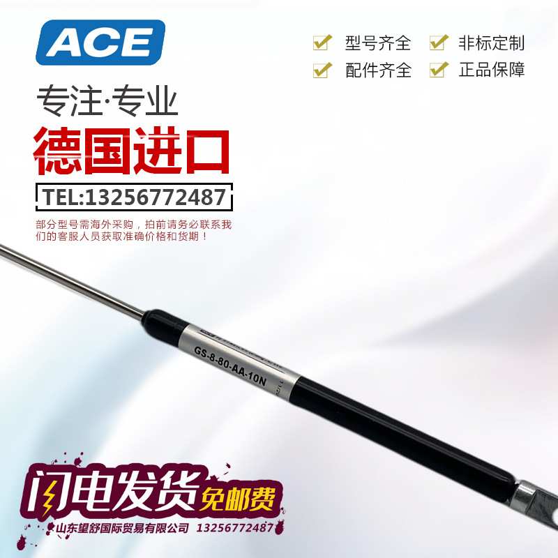 ACE GZ GS-19 22 28 40 70 15-40 50 60 80 20AA BB CC进口气弹簧