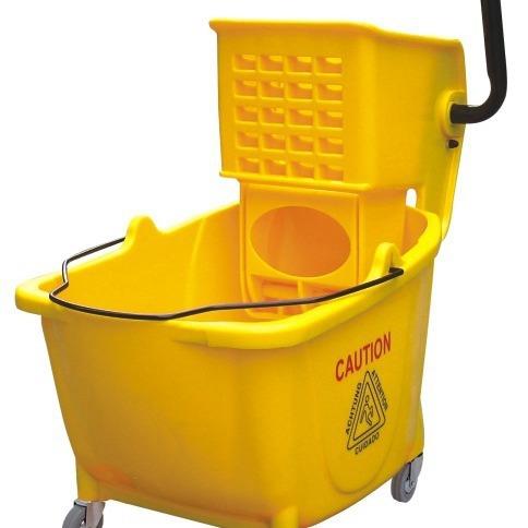 年中大促白云清洁AF08079B单桶榨水车挤水车挤水桶拖把桶24L