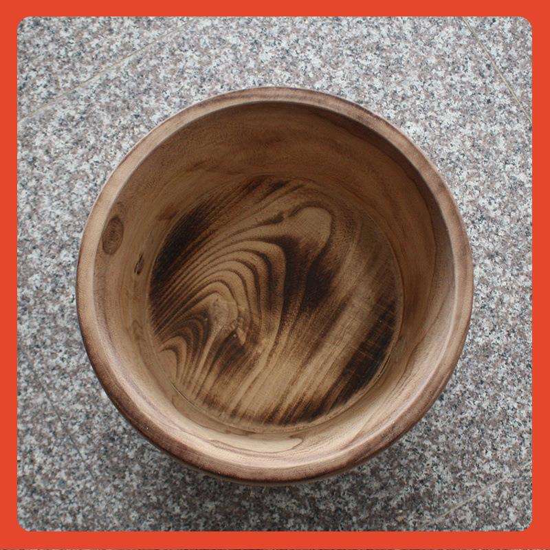 △无油漆整木挖泡脚木桶实木洗脚盆足浴桶天然无胶水家用养生熏蒸