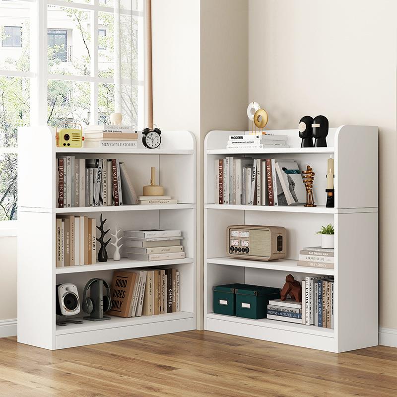 儿童书架置物架落地实木矮柜简易收纳组合格子柜学生教室书柜