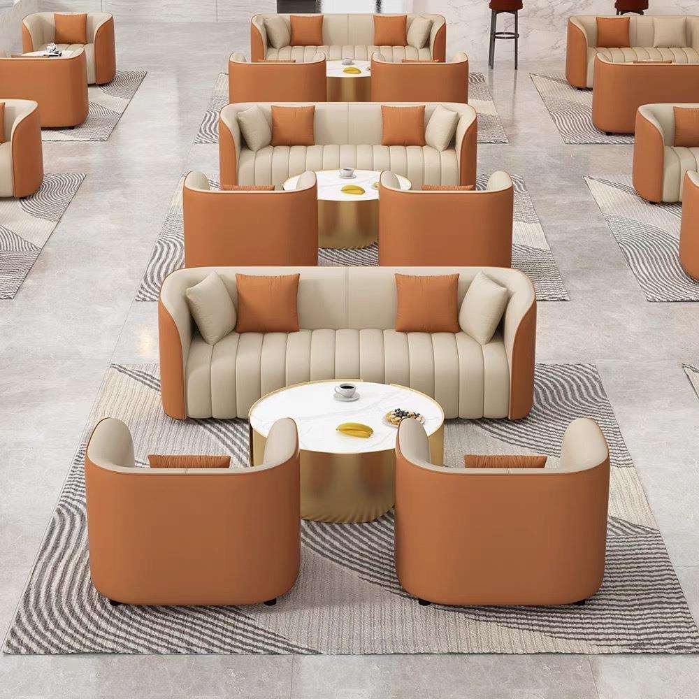 洽谈接待沙发组合酒店大堂办公沙发商务休息区贵宾接待售楼处沙发