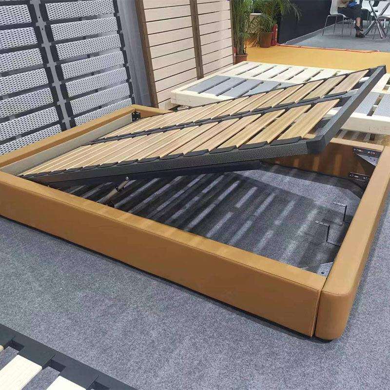 现代简约电动高箱储物床架别墅卧室1.5米床架主卧1.8米婚房床