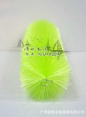 锦鲤养殖场观赏鱼池过滤绿色不锈钢毛刷生化刷