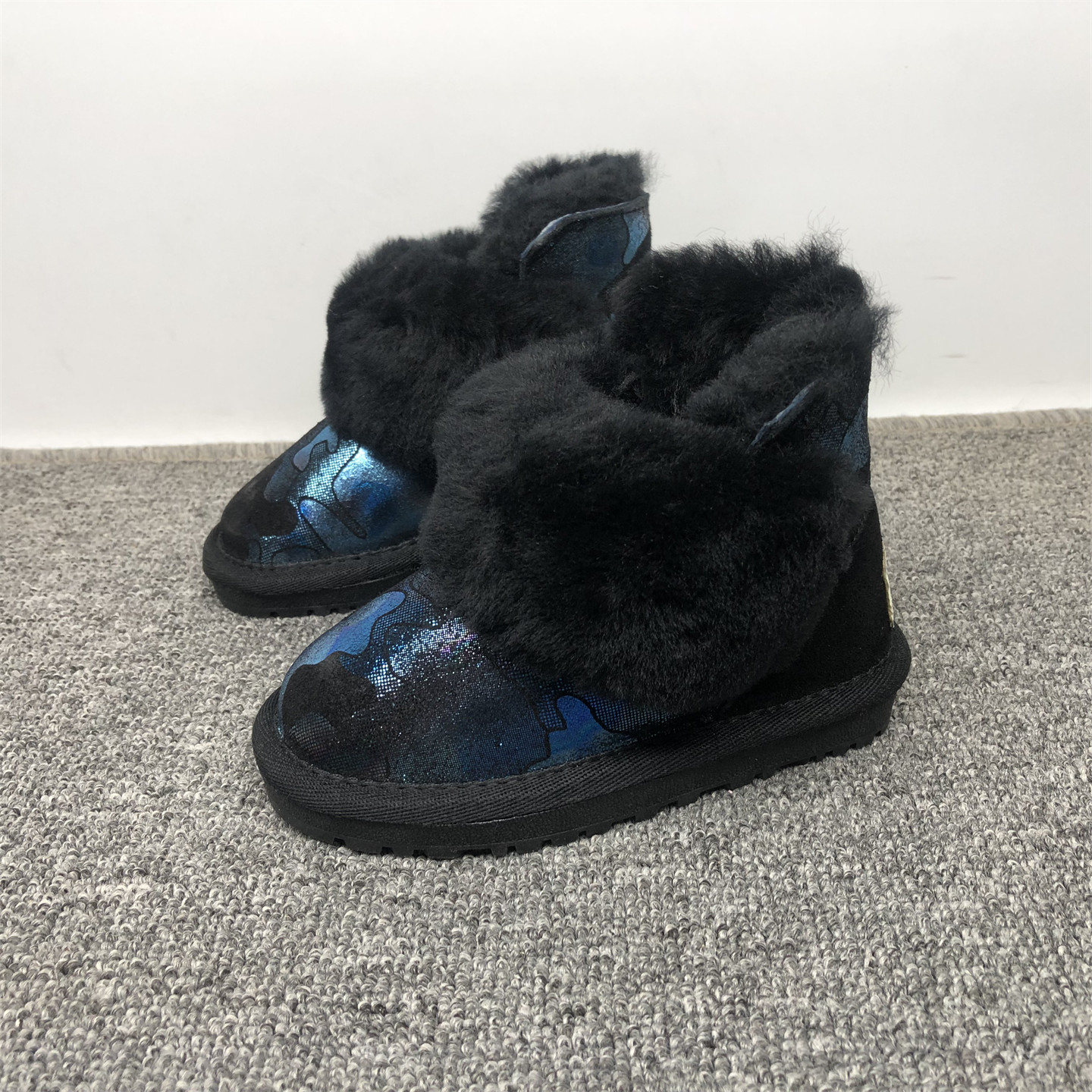 26码商场撤柜真皮儿童雪地靴皮毛一体真羊毛男女童保暖棉鞋冬靴子,童鞋/婴儿鞋/亲子鞋,雪地靴,淘宝优惠券,粉丝福利购,淘宝优惠卷