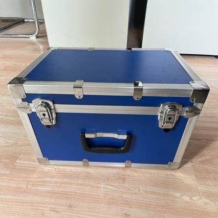 大号铝合金精密仪器箱手提展示箱拉杆化妆箱胶合板木箱