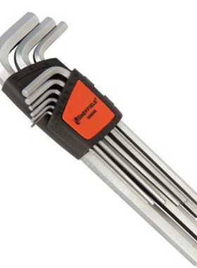 钢盾S050009 7件套公制特长球头内六角扳手手动扳手套装L型球头