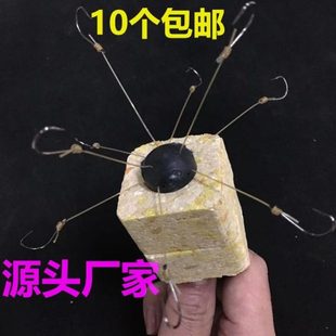 翻板钩纯手工超硬线翻板钩钱塘江飞钩郁南钩鲢鳙朝天钩八爪钩