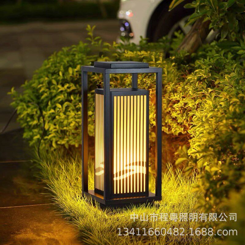 新中式户外草坪灯庭院灯别墅院子花园市政工程防水室外景观柱头灯