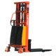 加力半自动推高车升高叉车载重2吨托盘堆垛车加力小型电动叉车