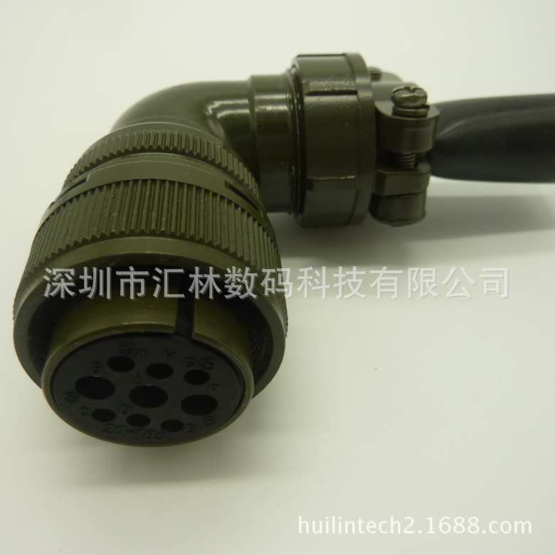 KUKD 替代连接器MS3108A20-18S弯角防水航空插头-替代及原装