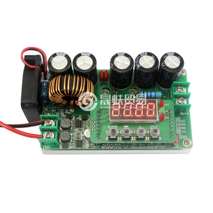 600W数控升压电源模块 恒压恒流6-60V24V12V转7-90V60V48V可调10A