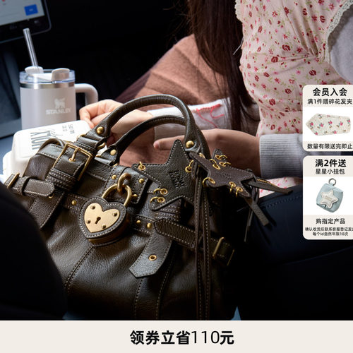 ECODAY2026新款方版心锁包女包小众设计手提包高级百搭单肩方形包