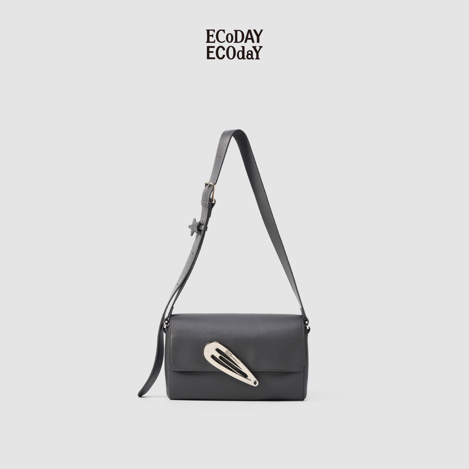 ECODAYX MAELIN联名系列【8.9新品】原创设计银夹包斜挎包女春夏