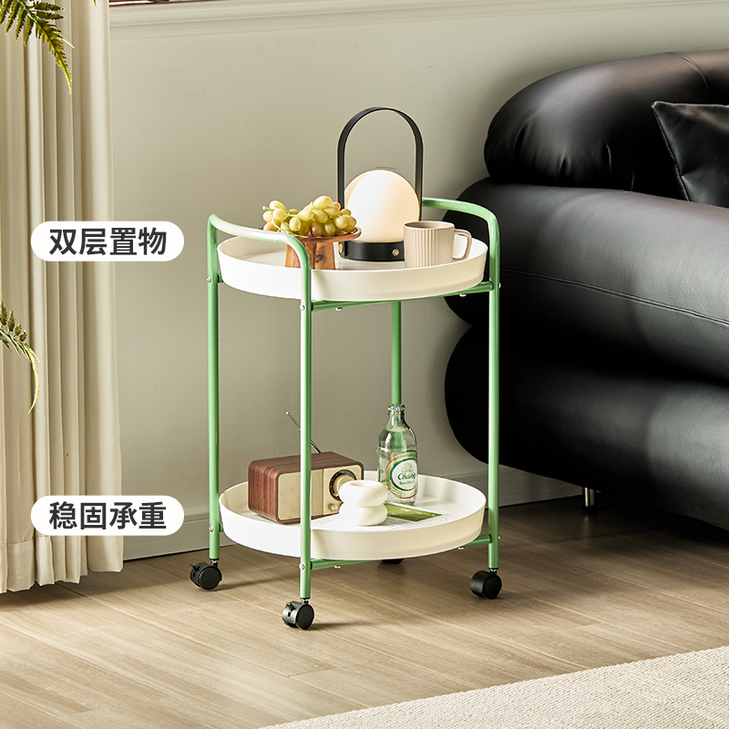 家用移动边几茶几简单收纳物品