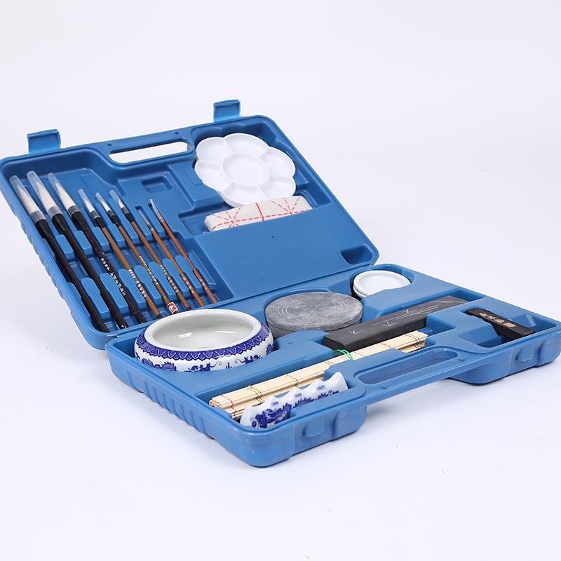 厂家直销WQR中国画画具套装中空定位工国画绘画国工具书画法工笔