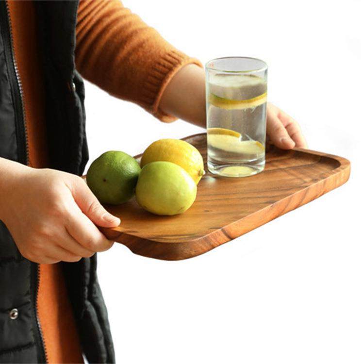 日盘式简餐PHZ木具相思木方形实木子相思茶盘约餐盘厂家