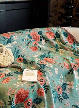 古美沙发毯高式级睡午盖毯防滑四季通用沙复发套PZR罩巾全盖