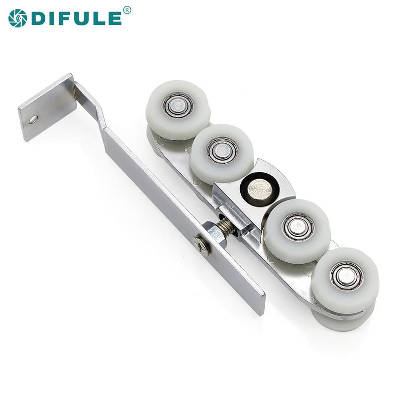 轮斜轮静音木门龙吊轮厨房8卫DFL-P071生间移门滑轮金锌合尼吊轮
