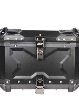 摩托车4555L面X纹后尾箱踏BK-026板车铝合金尾箱电车瓶L电动车后