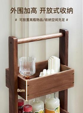 木置物架木实质BC70092桌面零食房浴室卫生间收厨纳桌面零食架多