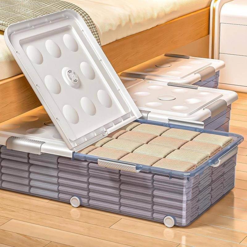 ge收p服无品牌/床底收底纳箱带轮家用超大沙发长方形纳盒宿舍衣被