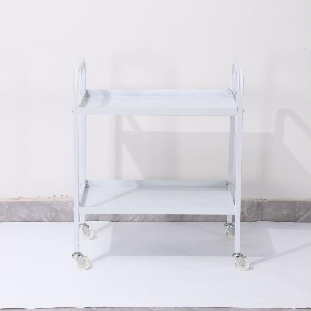 多功动304锈不钢小能推835车实验室用移仪器车双层静音工具送物车